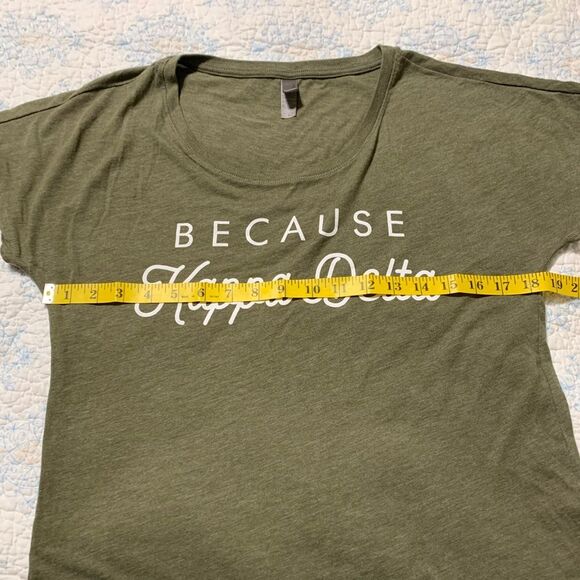 Sorority "Because Kappa Delta" Tee Medium #685 - Picture 2 of 4